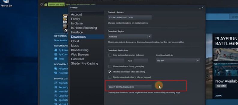 how to fix download speed stuck at zero steam 2021