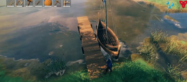 how to anchor boat valheim