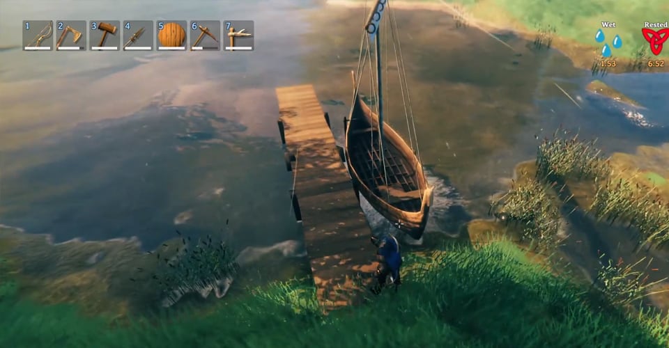 Valheim: How to Anchor Boat