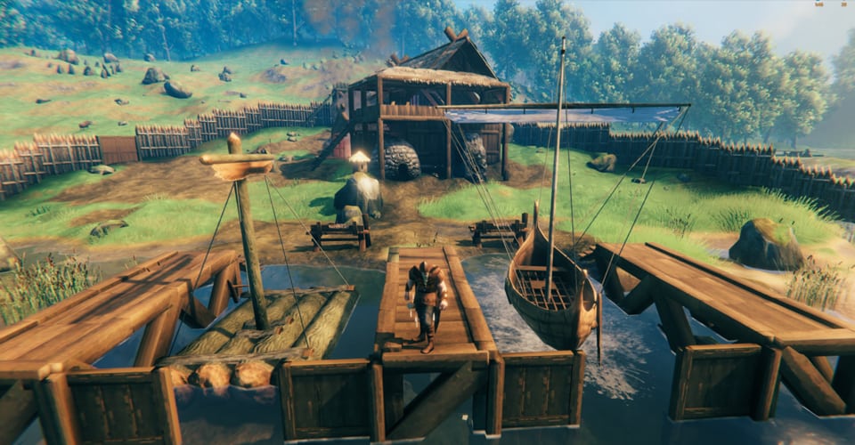 Valheim: How to Build Over Water