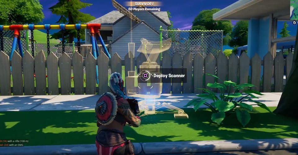 Fortnite: Scanners at Retail Row Locations
