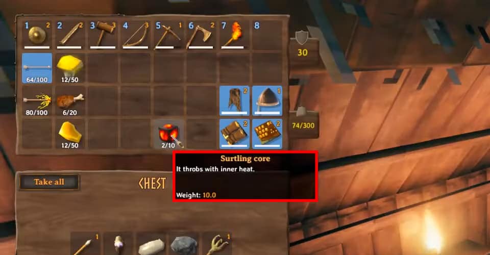 how to get surtling core valheim