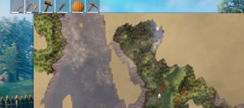 valheim how to add map markers