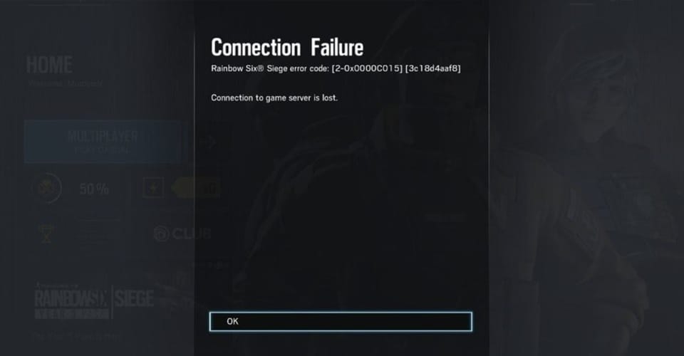 fix rainbow six siege connection error ps4