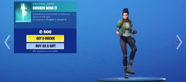 fortnite how to get chicken wing it emote for free