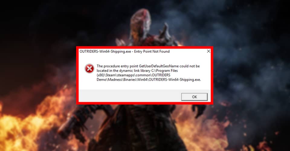 Outriders: Win64-Shipping.exe System Error [Solved]