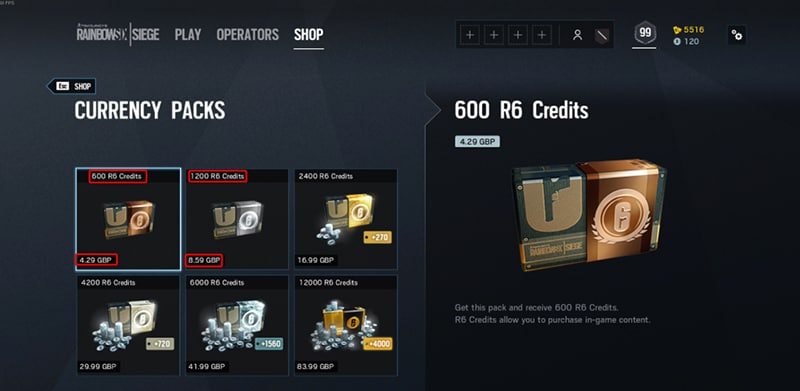 rainbow six siege cant buy credits solution 1