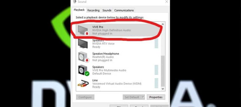 audio not plugged in latest error fix nvidia