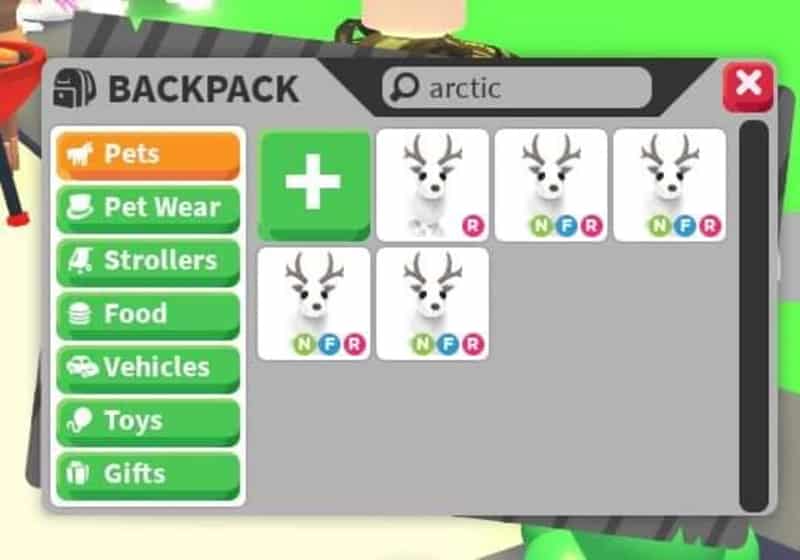 how much is artic reindeer worth adopt me