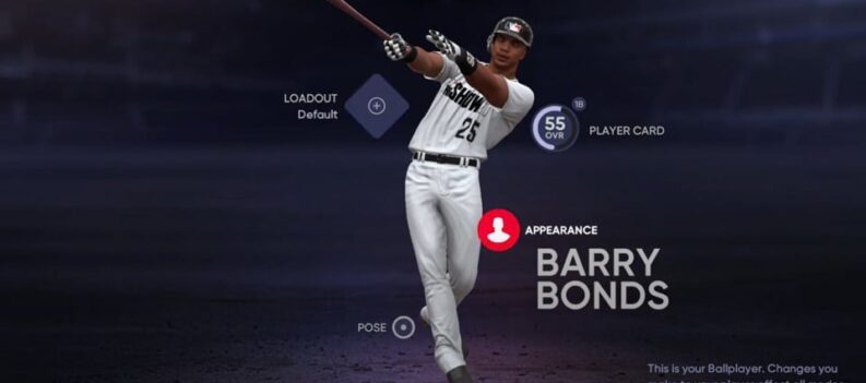 how to create barry bonds mlb the show 21