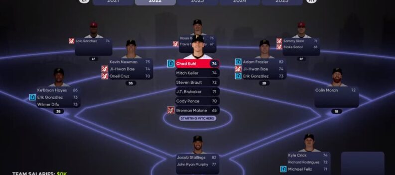 mlb the show 21 how to use the depth chart