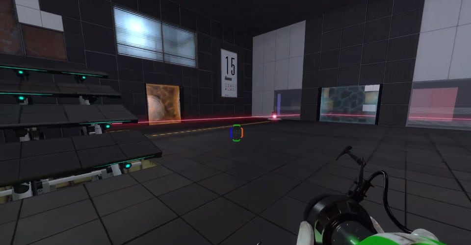 portal reloaded chamber 15 walkthrough guide