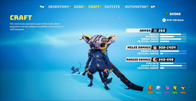 crafting guide weapons and armor biomutant