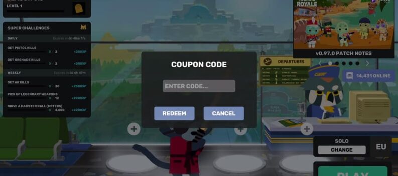 how to redeem coupon codes all codes in super animal royale