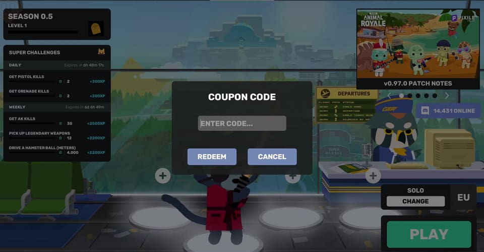 All Codes in Super Animal Royale: How to Redeem Coupon Codes