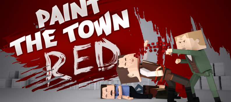 paint the town red key art logo
