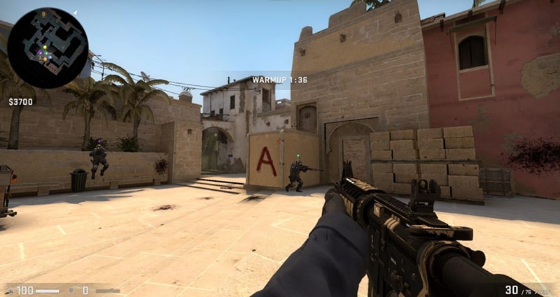 how to make a moan button in cs go