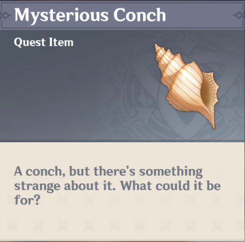 Mysterious Conch
