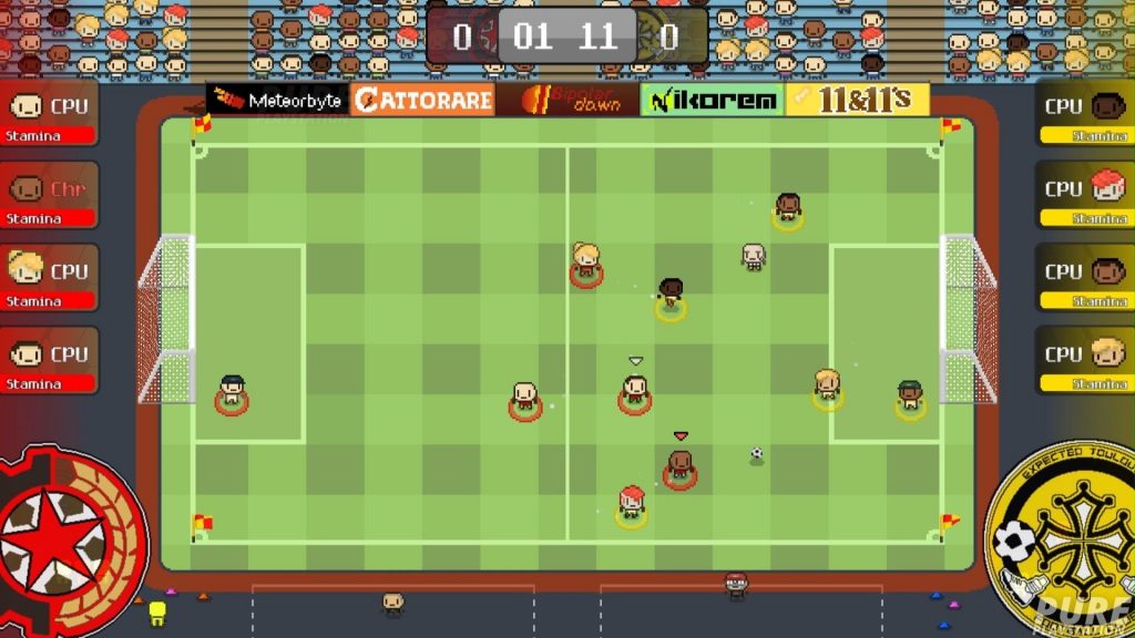 world soccer strikers 91 screen