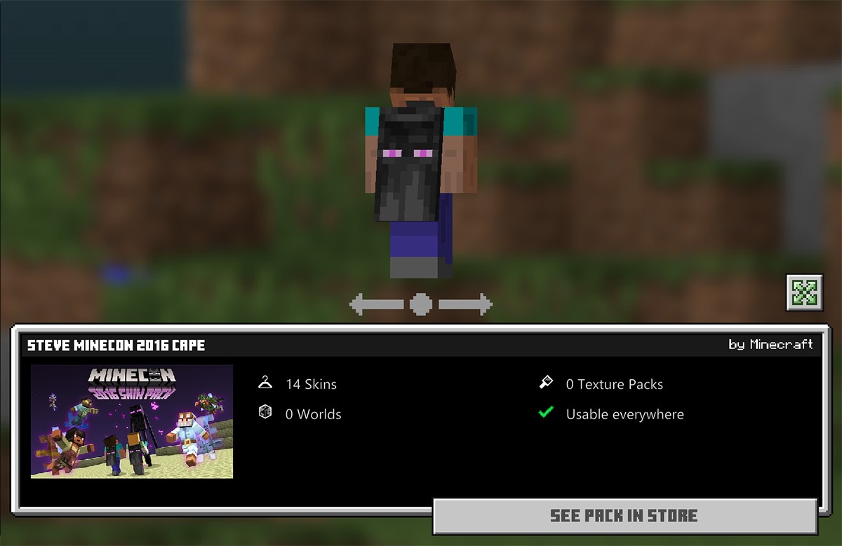 how to get minecraft bedrock capes for free