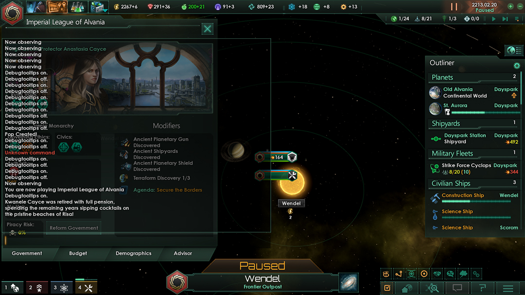 stellaris assist research not working