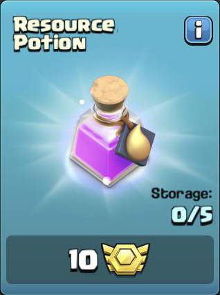 resource potion 10