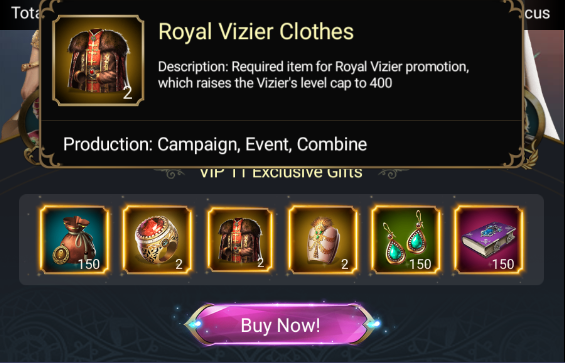 v11 royal vizer clothes