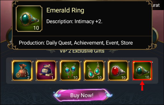 v2 emerald ring