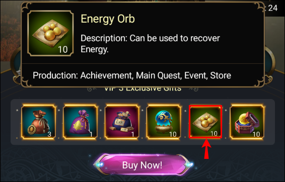 v3 energy orb