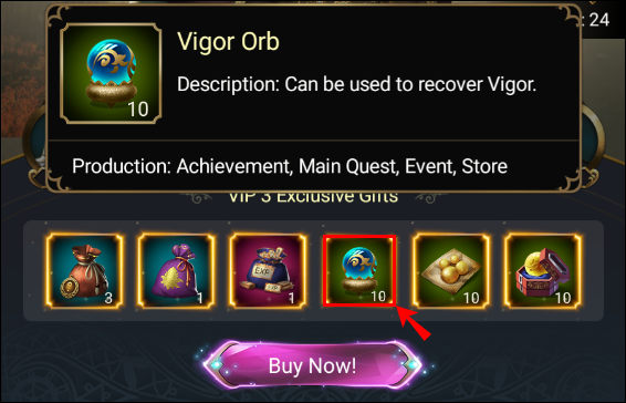 v3 vigor orb