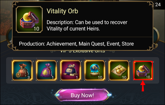 v3 vitality orb