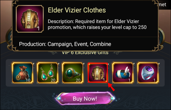 v6 elder vizier clothes