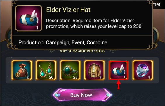 v6 elder vizier hat
