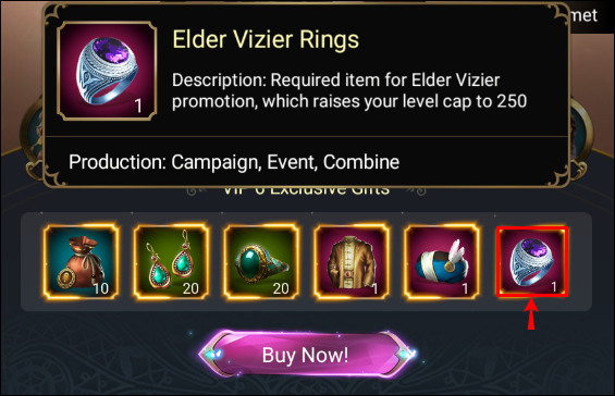 v6 elder vizier rings
