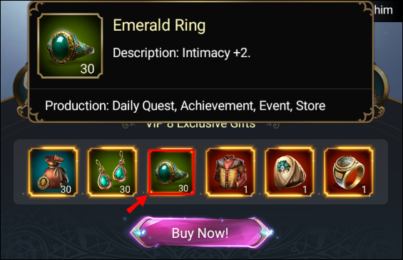 v8 emerald ring