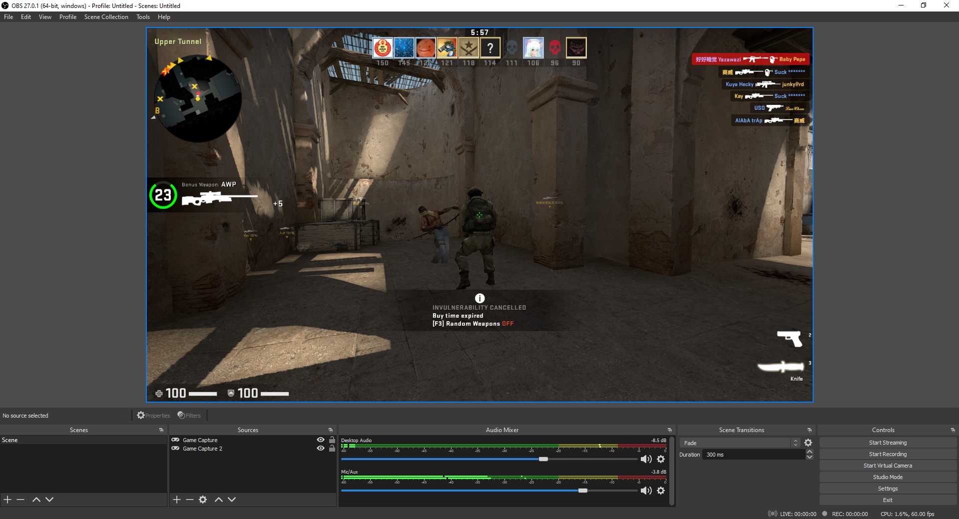 How to Fix Counter-Strike: GO Black Screen on OBS