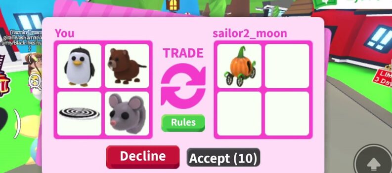 Black Panther, Trade Roblox Adopt Me Items