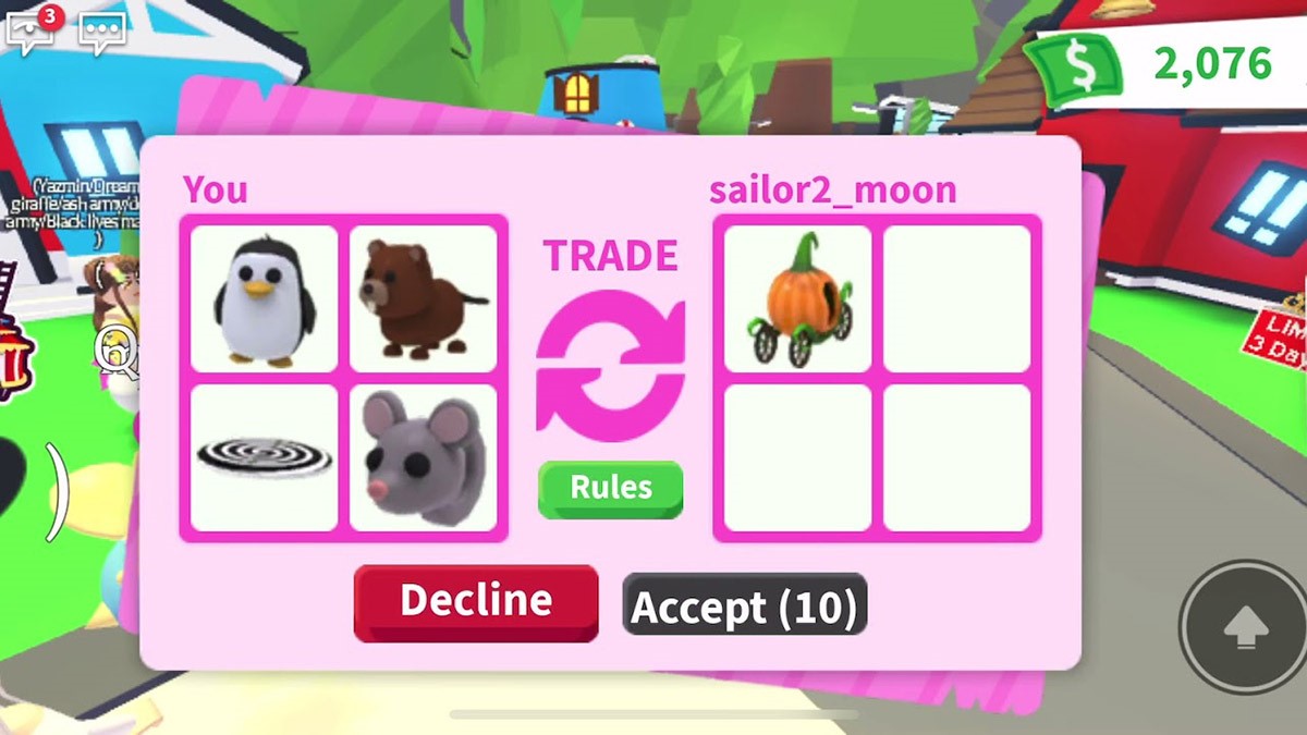 Red Squirrel, Trade Roblox Adopt Me Items