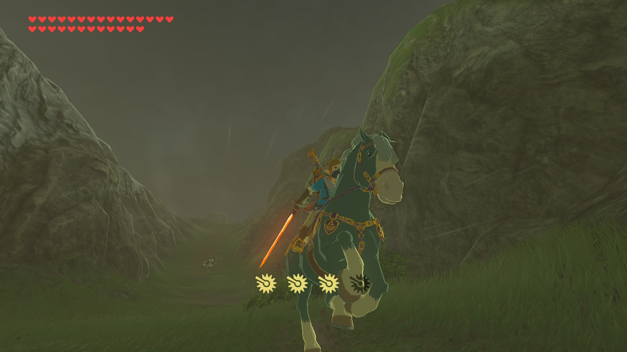 legend of zelda breath of the wild horse taming