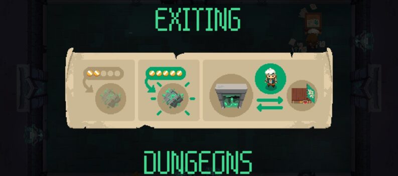 exiting dungeons