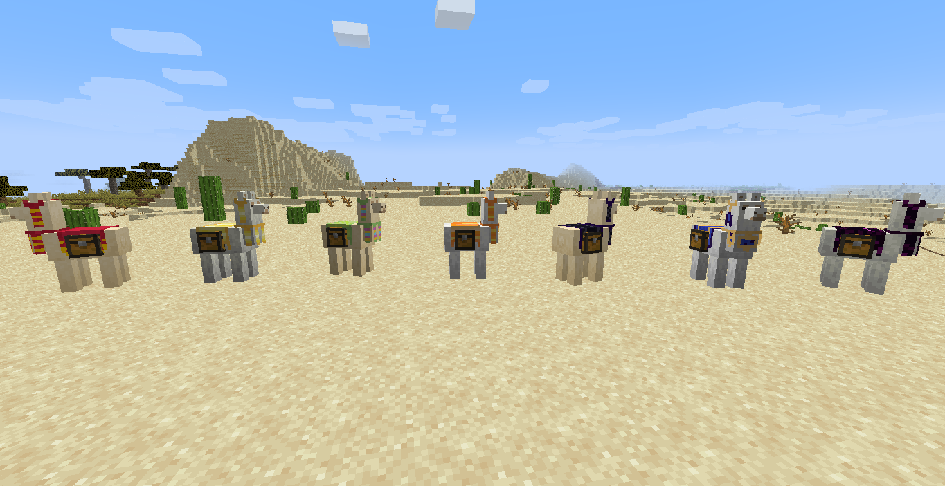 How To Make A Llama Caravan in Minecraft