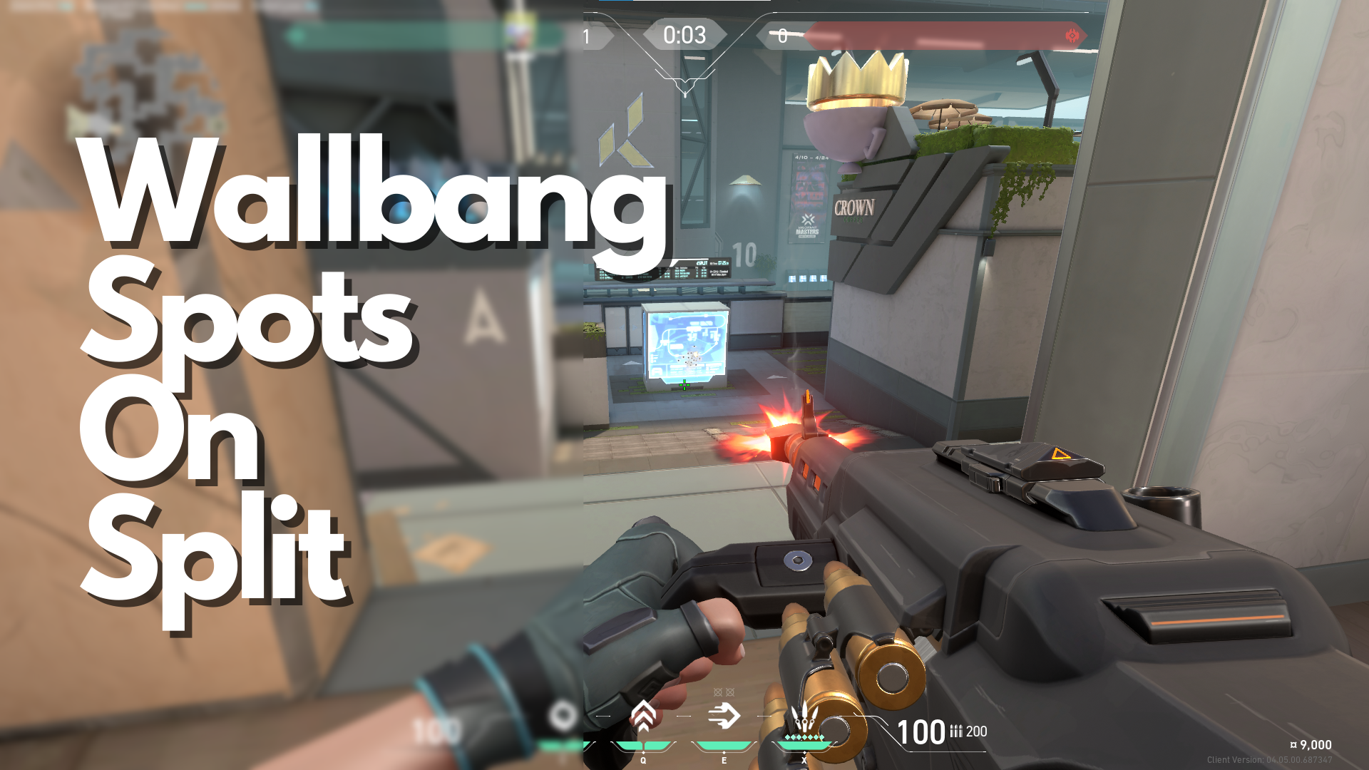 VALORANT: Wallbang Spots on Split