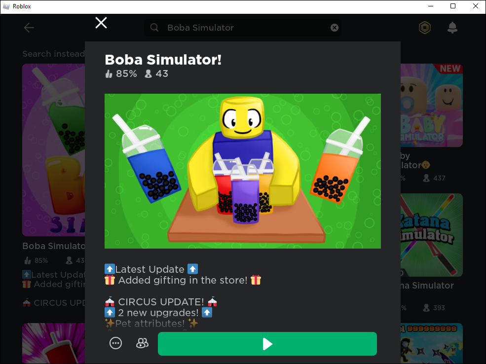 Boba Simulator 1