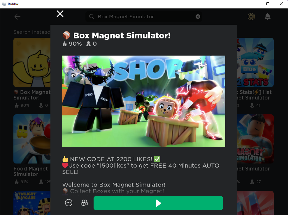 Box Magnet Simulator 1