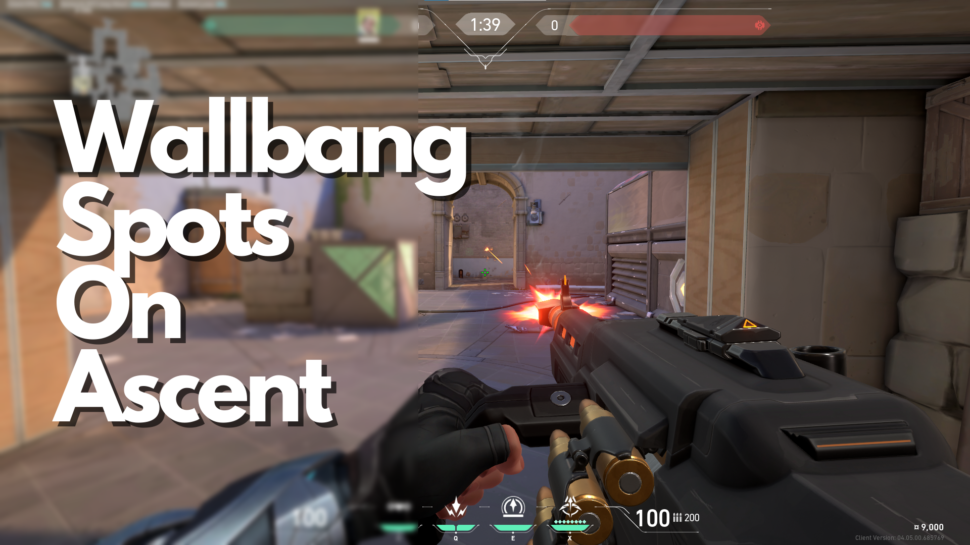 VALORANT: Wallbang Spots On Ascent