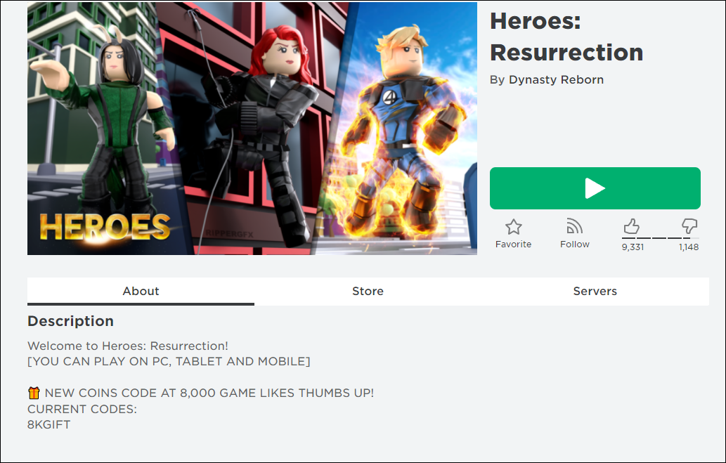 All Heroes Resurrection Codes(Roblox) Tested October 2022 Player