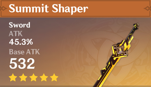 sword card summit shaper