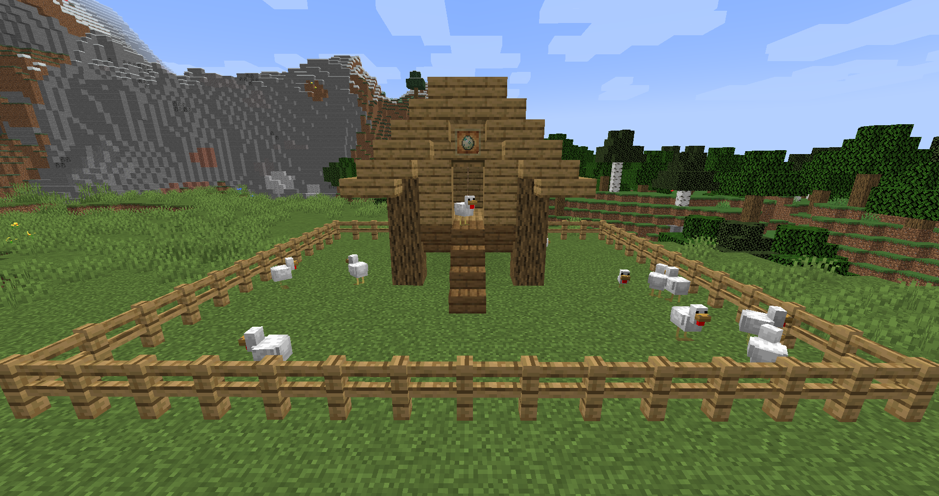 minecraft chicken egg