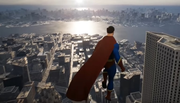 Watch: What a Superman Game could Look Like with Unreal Engine 5