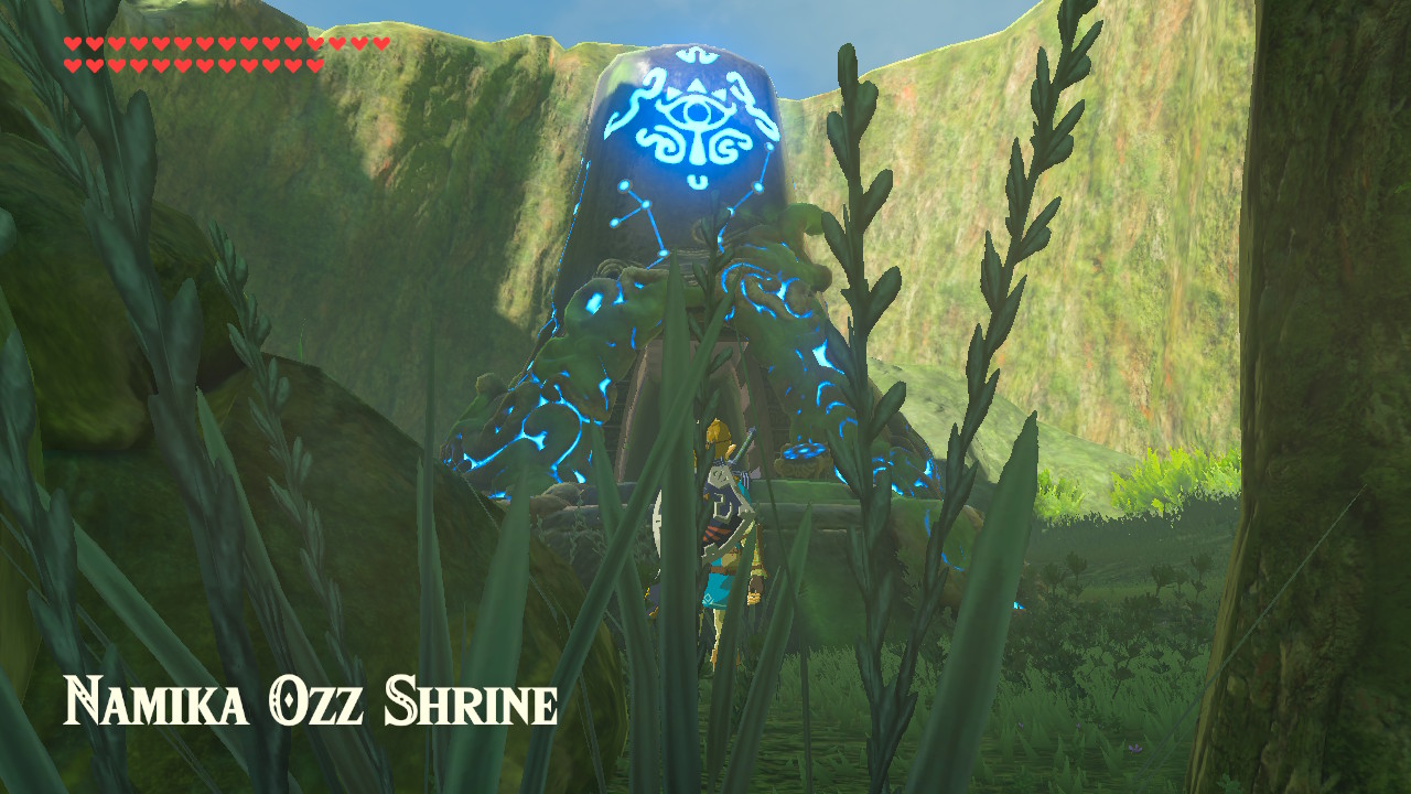 The Legend of Zelda Breath of the Wild: Namika Ozz Shrine Guide